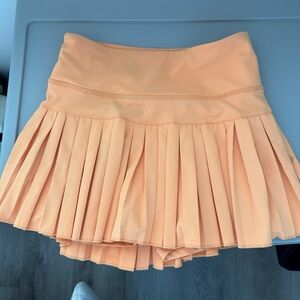 Elegant Peach Skater Skirt